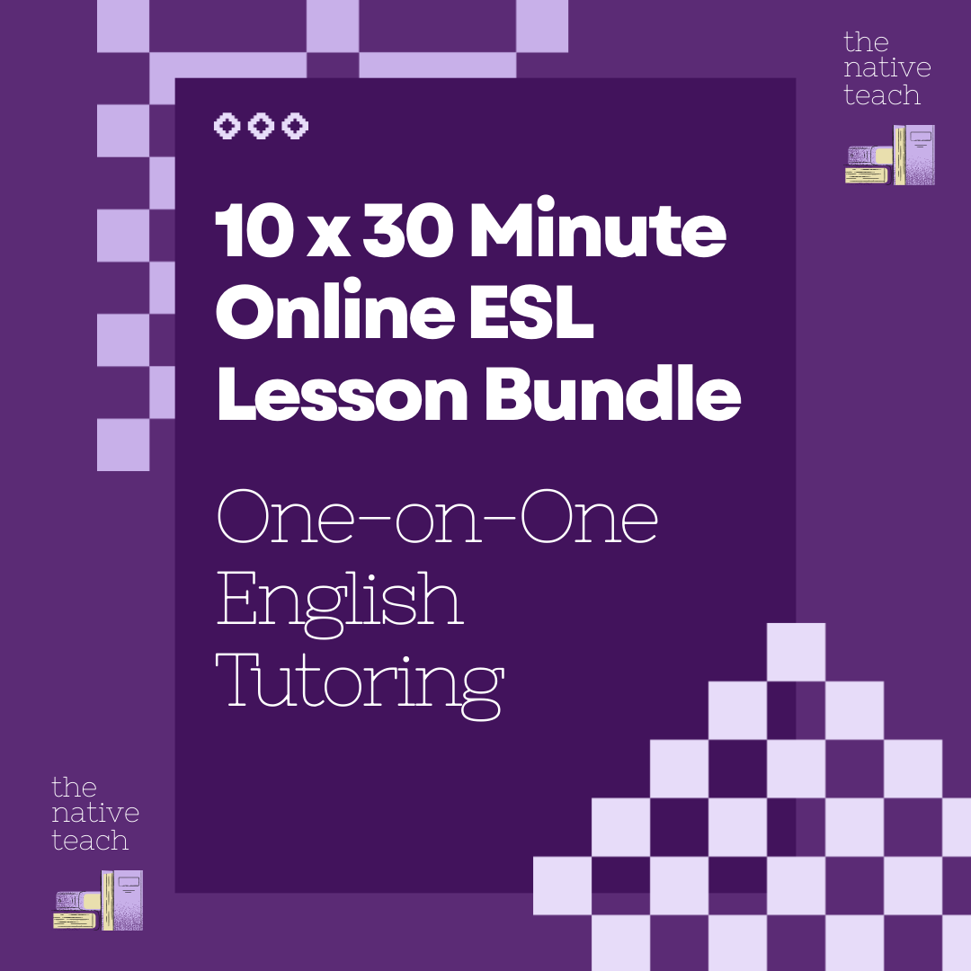 10 x 30 Minute Lesson Packages
